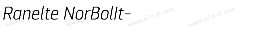 Ranelte NorBolIt字体转换 Ranelte NorBolIt字体转换